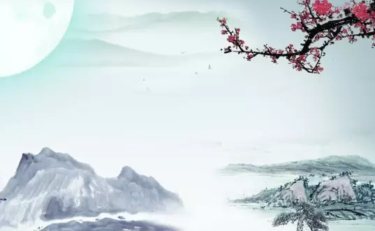39.在长江以南有几次梅花发，在世界尽头的庙宇上都有斑点。 ____ Liu的“ Sky天空，雪山城翡翠手指冰冷”