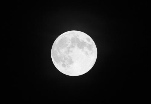 月亮很圆