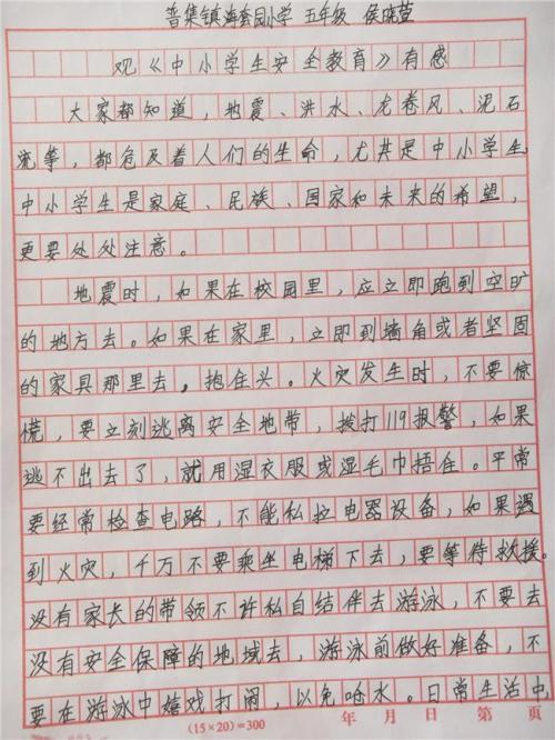 读中文600字
