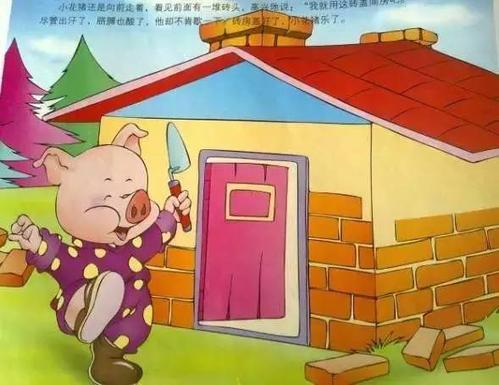 三只小猪建房子组成