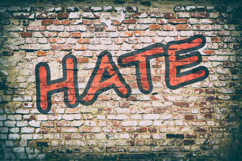 描述仇恨的词