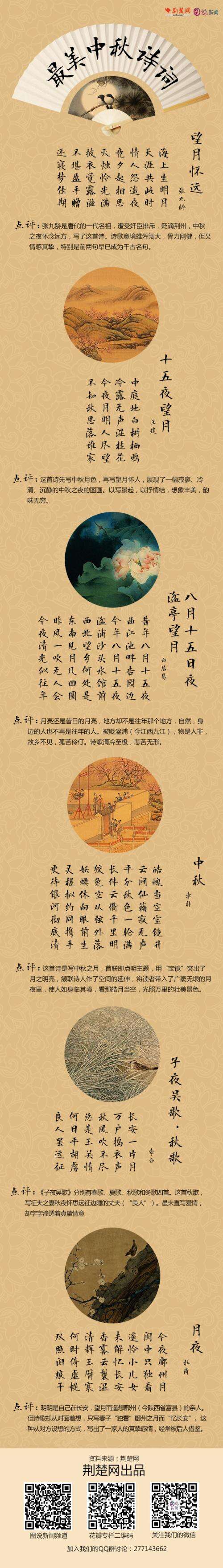 写关于中秋节的古诗