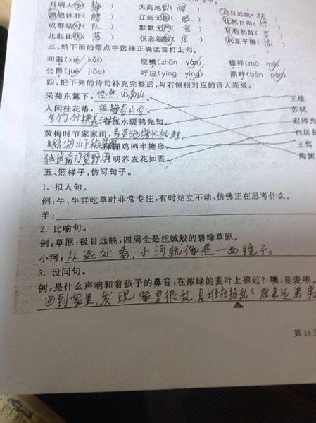 枯叶写拟人化的句子