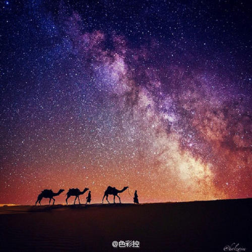 夜晚的星空