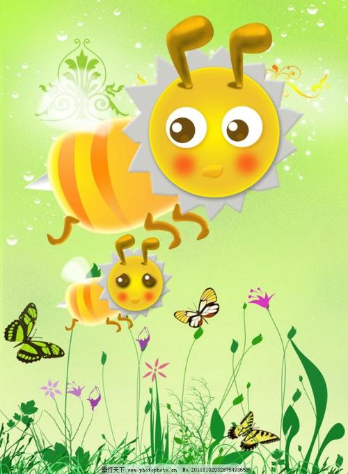 寓言词蜜蜂收集蜂蜜