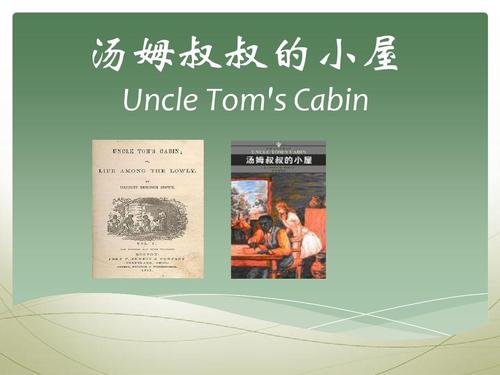 汤姆叔叔的小屋英文版读后感