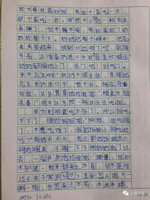 我奶奶作文900字