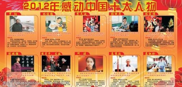 2012年接触中国的十大人物