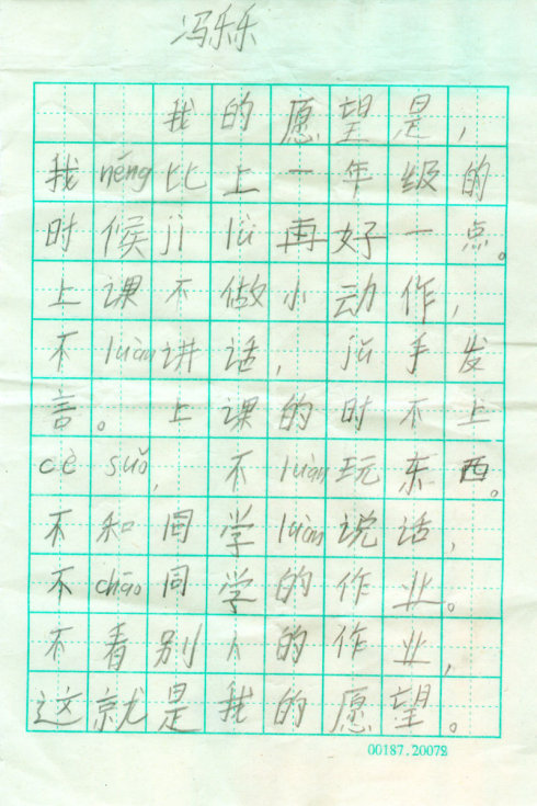 我的愿望作文300字