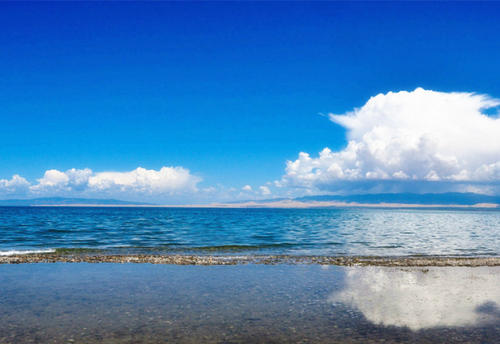 美丽的青海湖组成