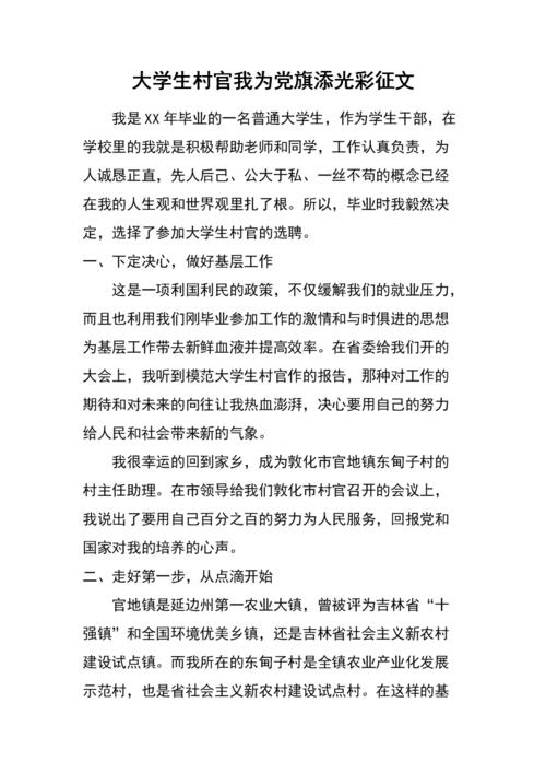 我给党的旗帜增添了光彩