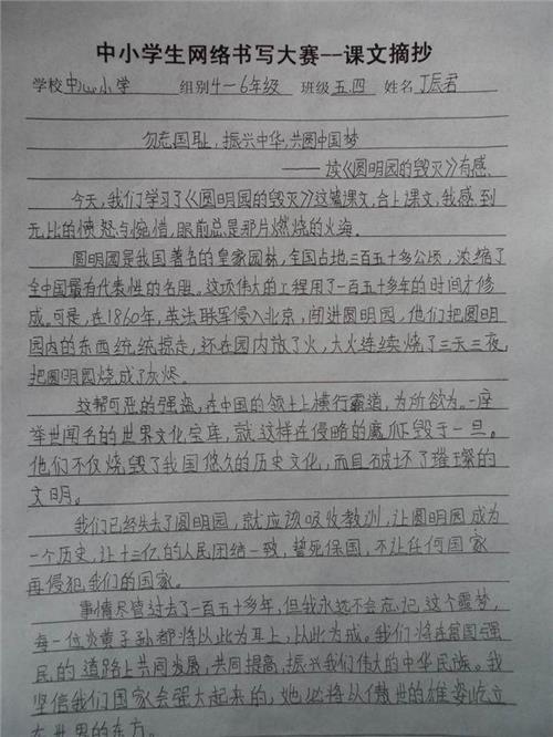 妈妈的手作文500字