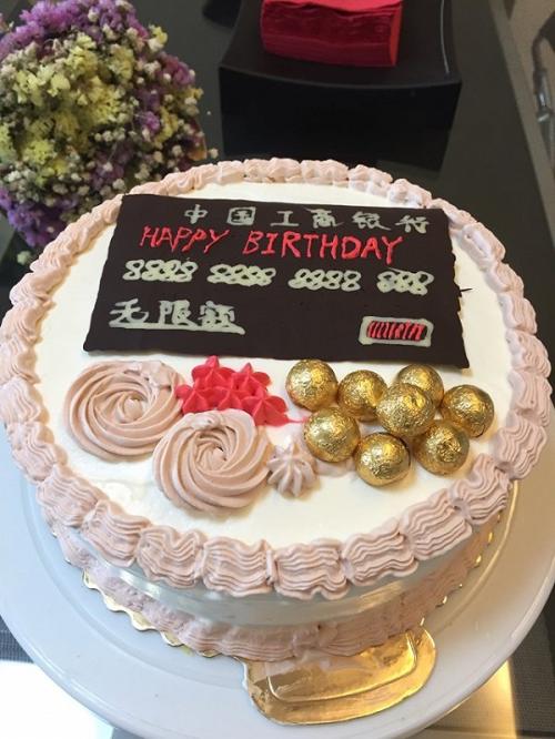 生日蛋糕字语创意