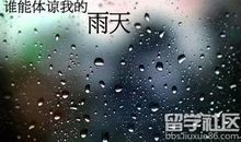 雨天的心情语录