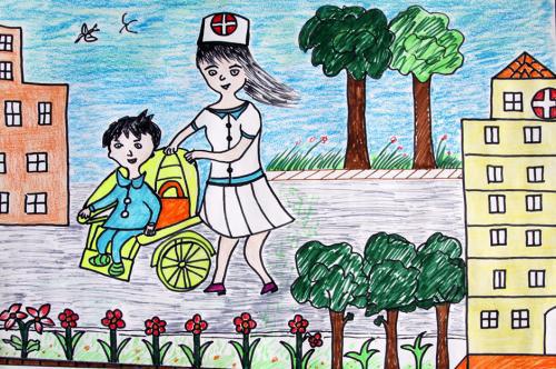 护士是白衣天使