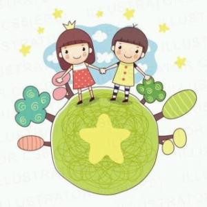 让我们看一下编辑器编写的有关描述孩子在玩游戏中的快乐的句子