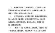 表示时间飞逝的句子