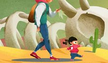 老婆女儿的开心句子