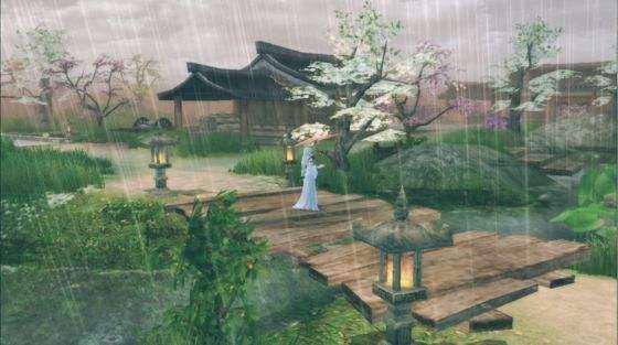 染成绿色的山脉