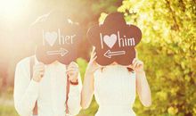 祝情侣幸福的话