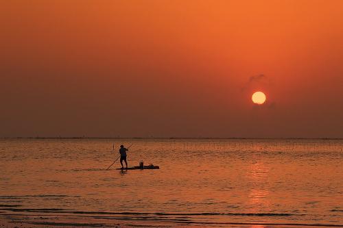 关于夕阳的余辉