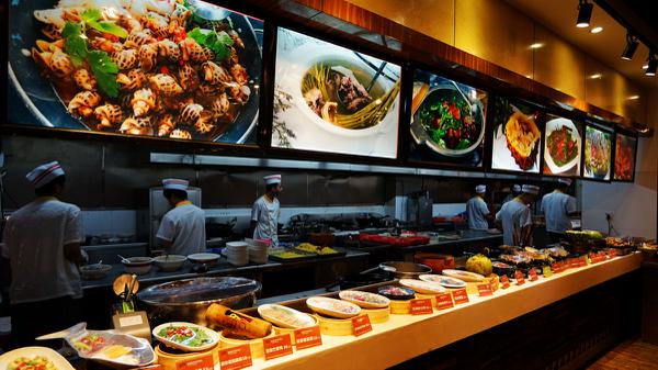 还有各种各样的美食城