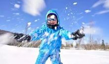 下雪孩子开心的句子