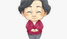 形容老人开心的句子