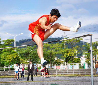 把马放到金黄色的马鞍上