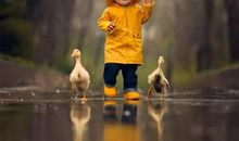 描写孩子开心快乐的句子