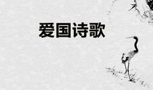 表现爱国精神的诗句