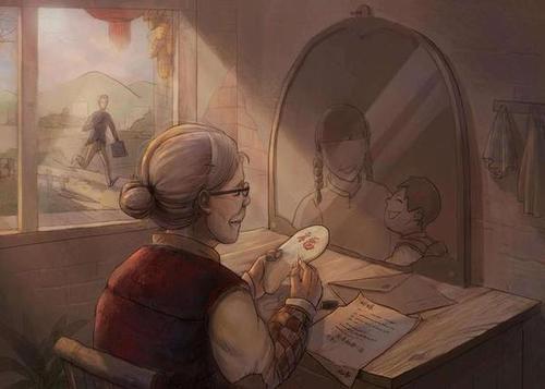 母亲永远是我内心的港湾