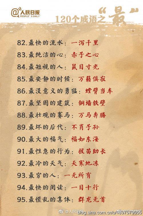   成语爱好者的成语  1