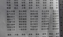 描写老师生气的词语