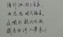 表达爱国情感的古诗句是