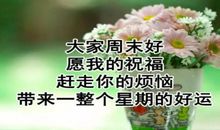 美容院周末祝福短信