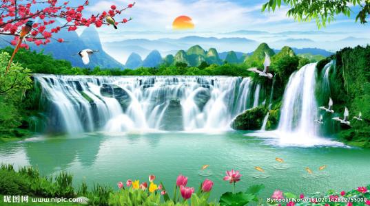   描绘山川美景的成语  1