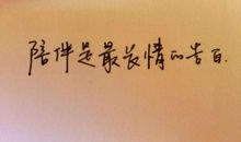 青春唯美个性签名