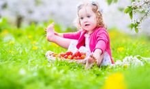 孩子吃得开心的句子