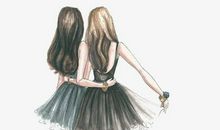 姐妹一起玩开心的句子