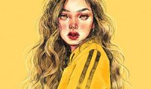 高冷的个性签名女神