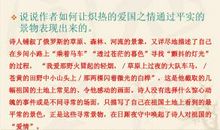 诗人爱国之情诗句