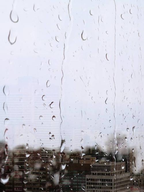 一句话描述下雨