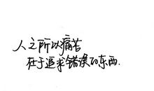 人之所以痛苦，在于追求错误的东西