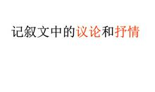 抒情议论的句子