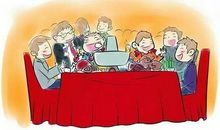 开心聚餐的句子同学