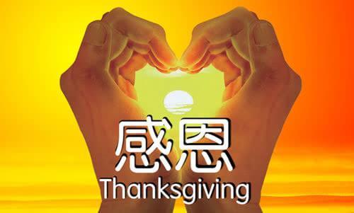 12.感恩节，生活是如此的非凡，生命的漫漫长河中闪耀着宝石，感激之情，生活是如此丰富多彩，而所有生物都赋予了对生命的永恒激情。感恩让我知道了很多，甚至有超越的感觉。那我们为什么不感恩呢？因此，让我们闭上双手，闭上眼睛，真诚地向天堂祈祷。愿世界上每个人都学会感恩！