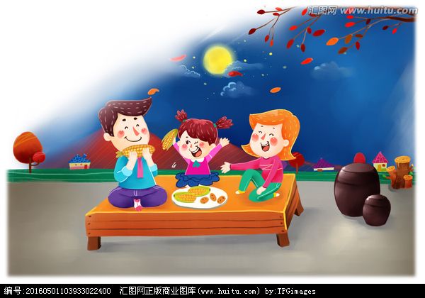 中秋节精选黑板报第2句