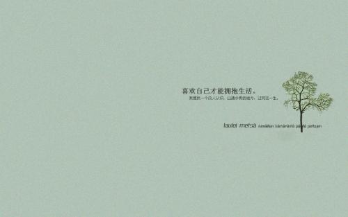 10.像光明的生活，安静地留下痕迹。