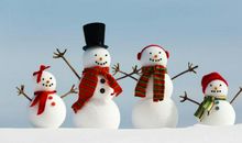 堆雪人的开心句子